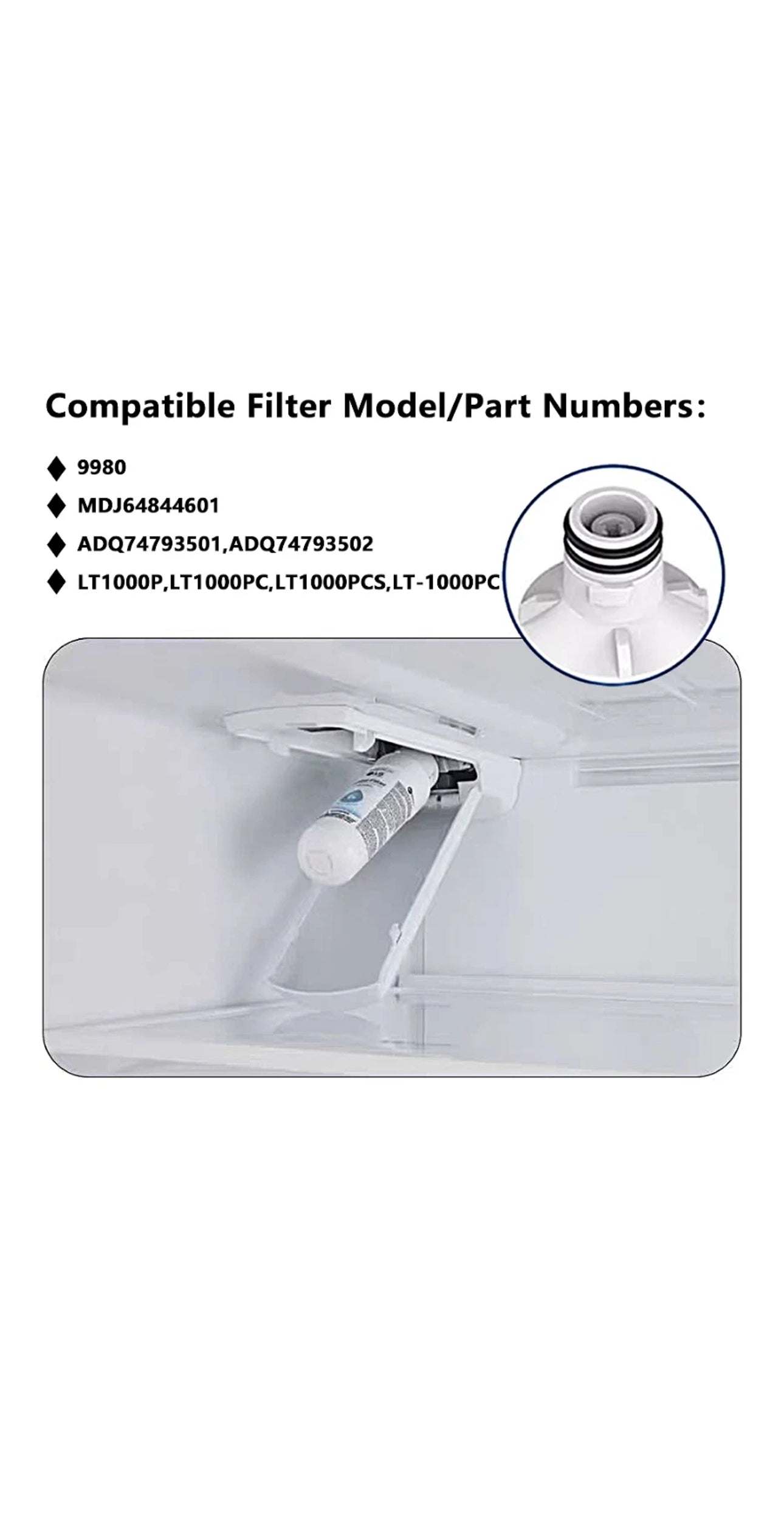 Refresh Refrigerator Ice Water Filter