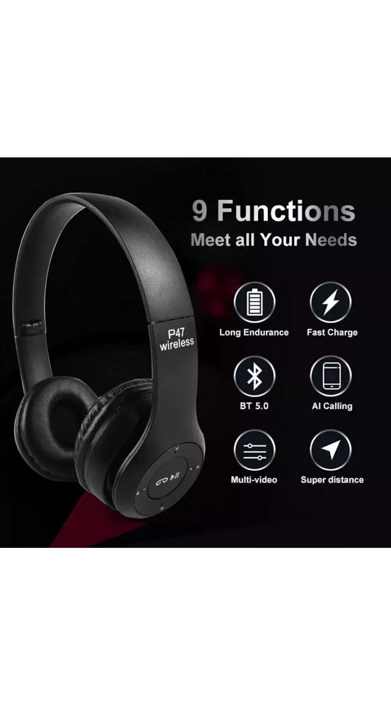 Wireless Bluetooth Headphones
